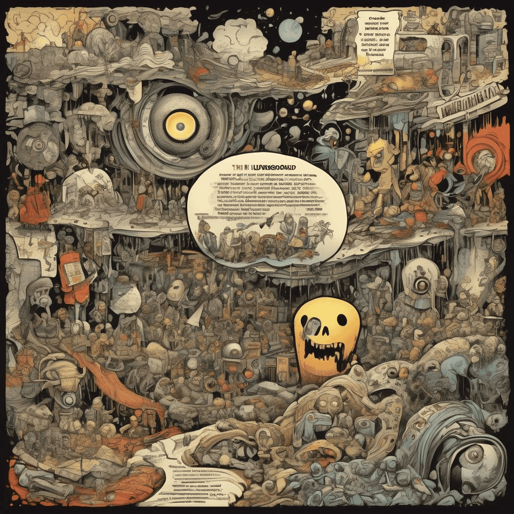 A History of Underground Comics by Mark James Estren