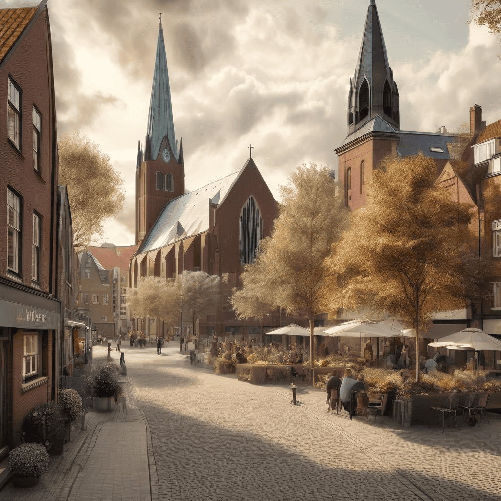 Juleaften Uden for Frue Kirke – Hans Andersen Brendekilde