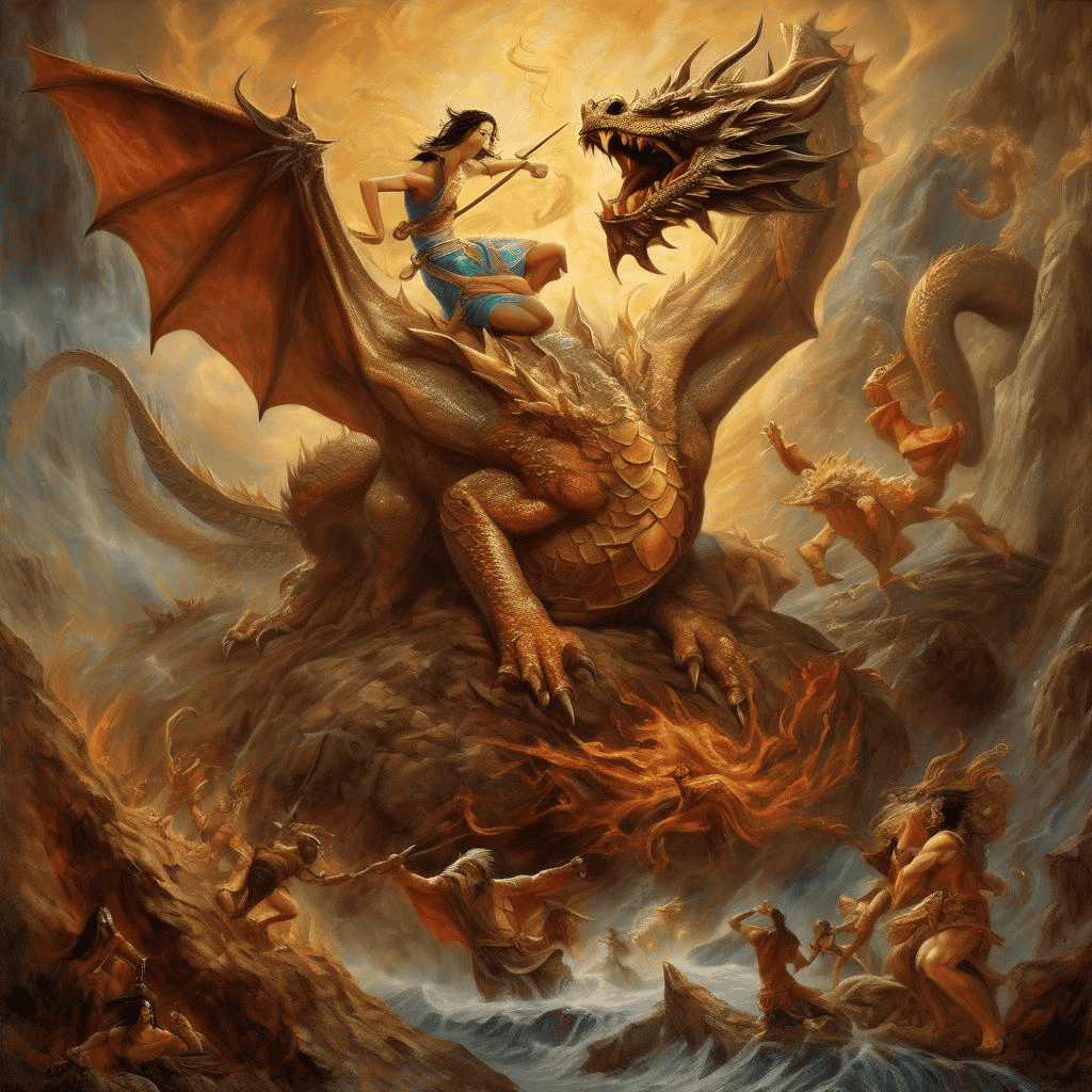 Cadmus kills the Dragon – Jivan Camoirano