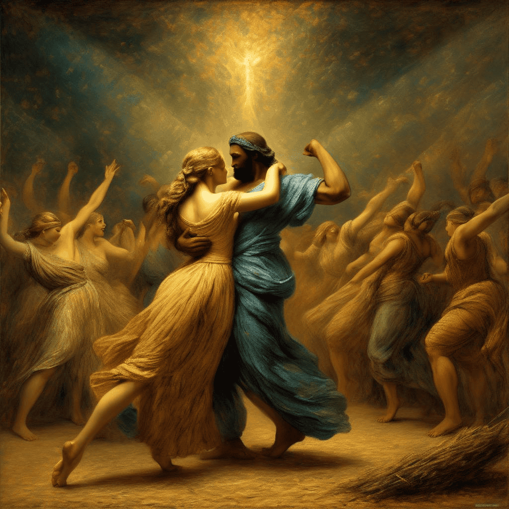 Amour’s dance – Jean-Francois Millet