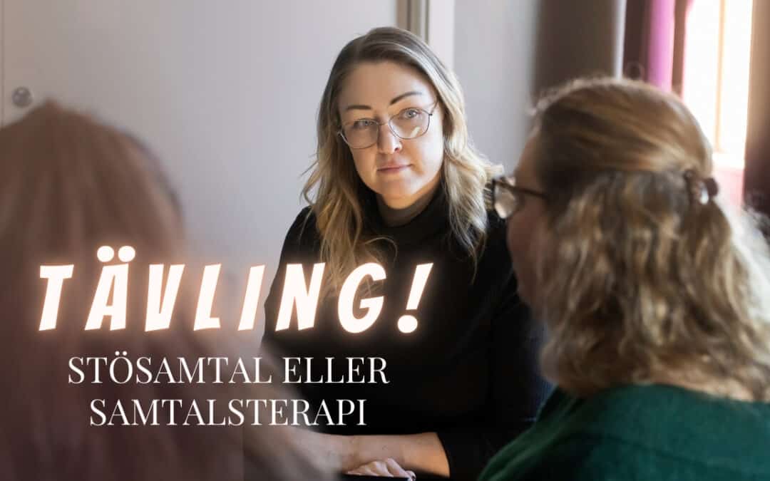 TÄVLING: Vinn stödsamtal eller samtalsterapi