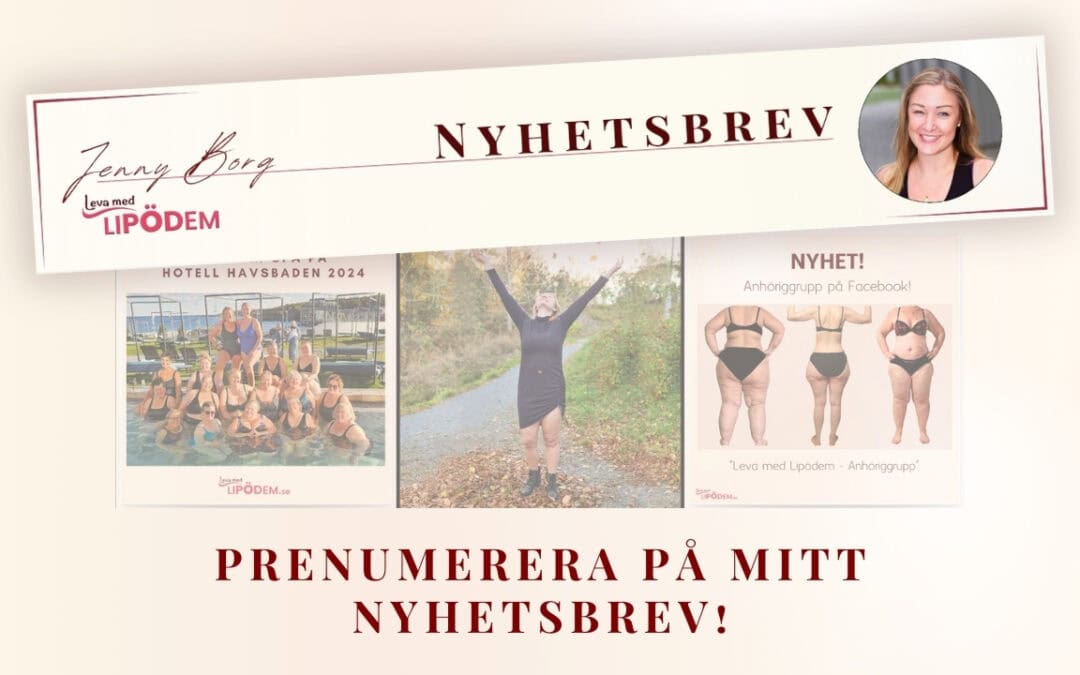 Vill du få stöd och inspiration i din lipödemvardag?
