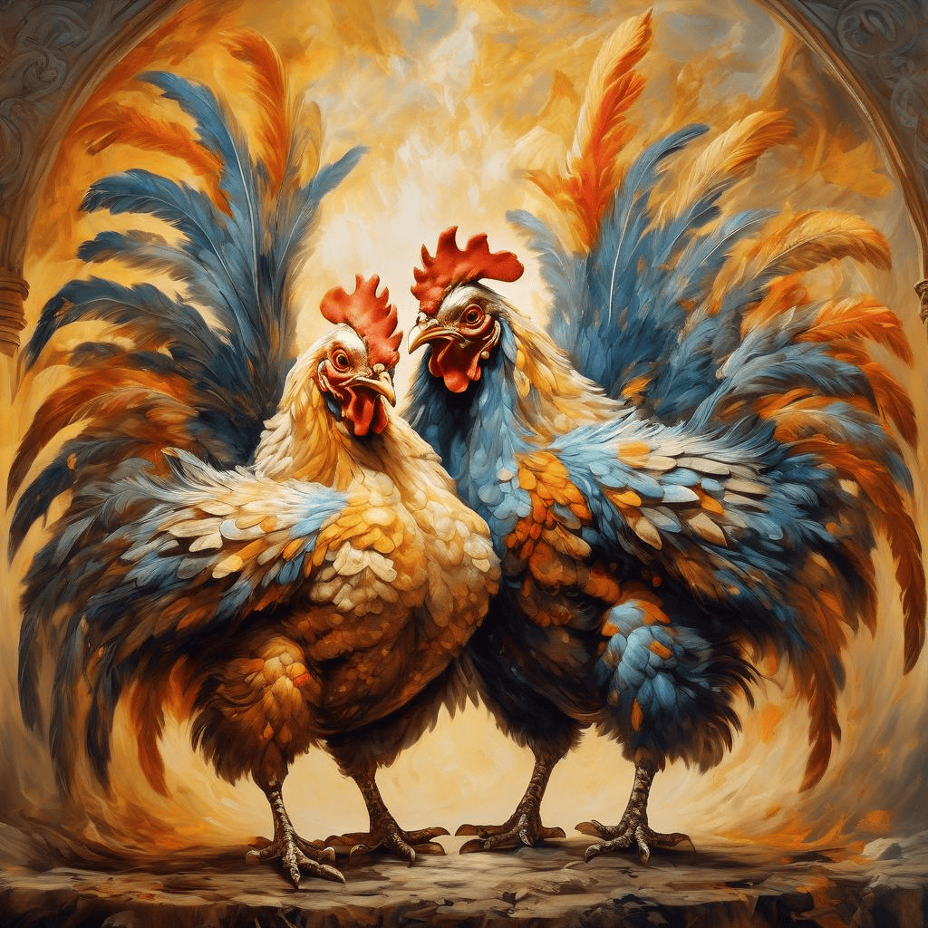 Two-Headed Chicken – Maria Primachenko