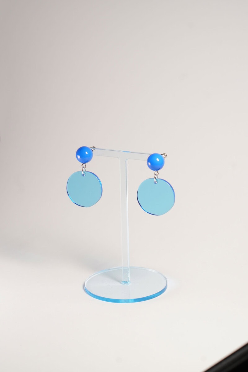 Lucky Ears - blue - blau fluoreszierend circle