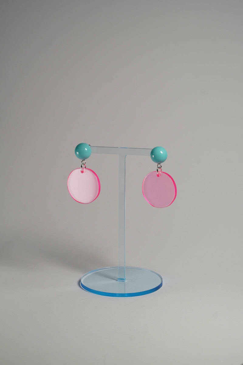 Lucky Ears - Turquoise - rose fluoreszierend