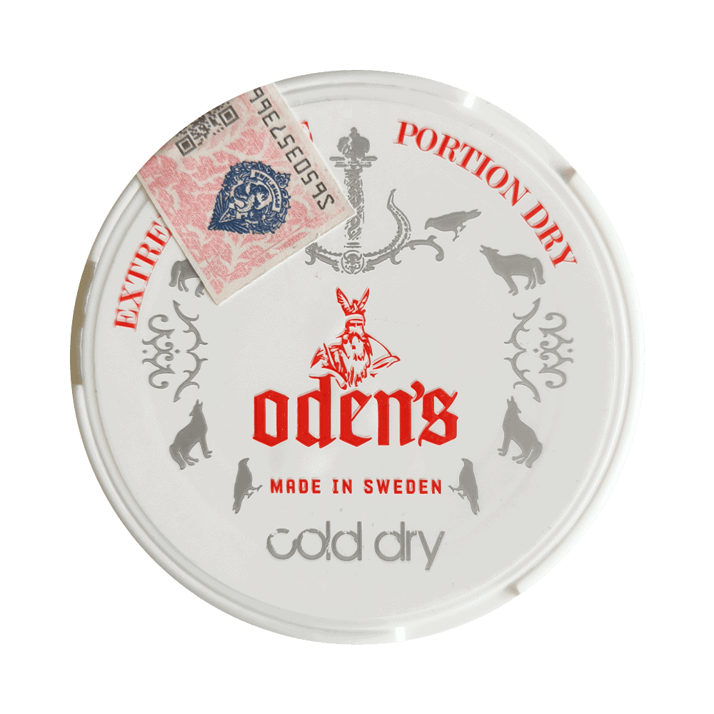 Oden’s Cold Dry 10gr – Menthol Power Snus | Thailand Delivery