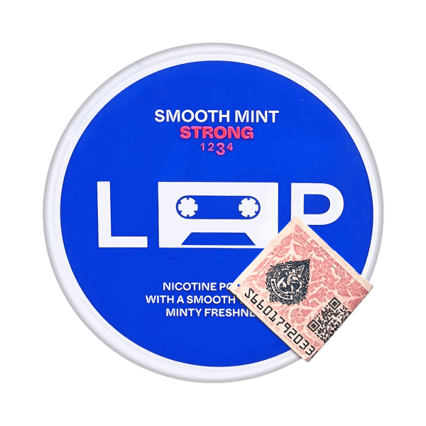 LOOP Smooth Mint Strong — Мятные никотиновые подушечки с сильным охлаждающим эффектом