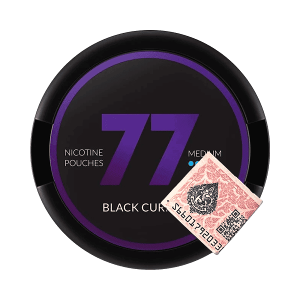 77 Black Currant Nicotine Pouches – Bold Berry Flavor | Thailand