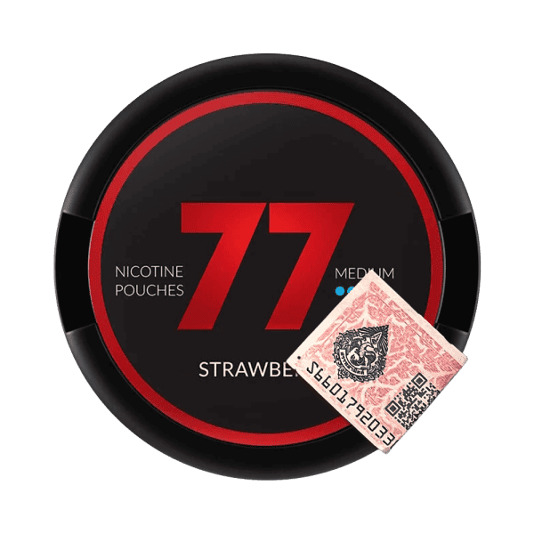 77 Strawberry Nicotine Pouches – Ripe & Sweet | Thailand Delivery