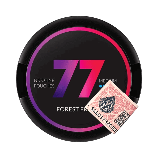 77 Forest Fruits Nicotine Pouches – Mixed Berry Delight | Thailand
