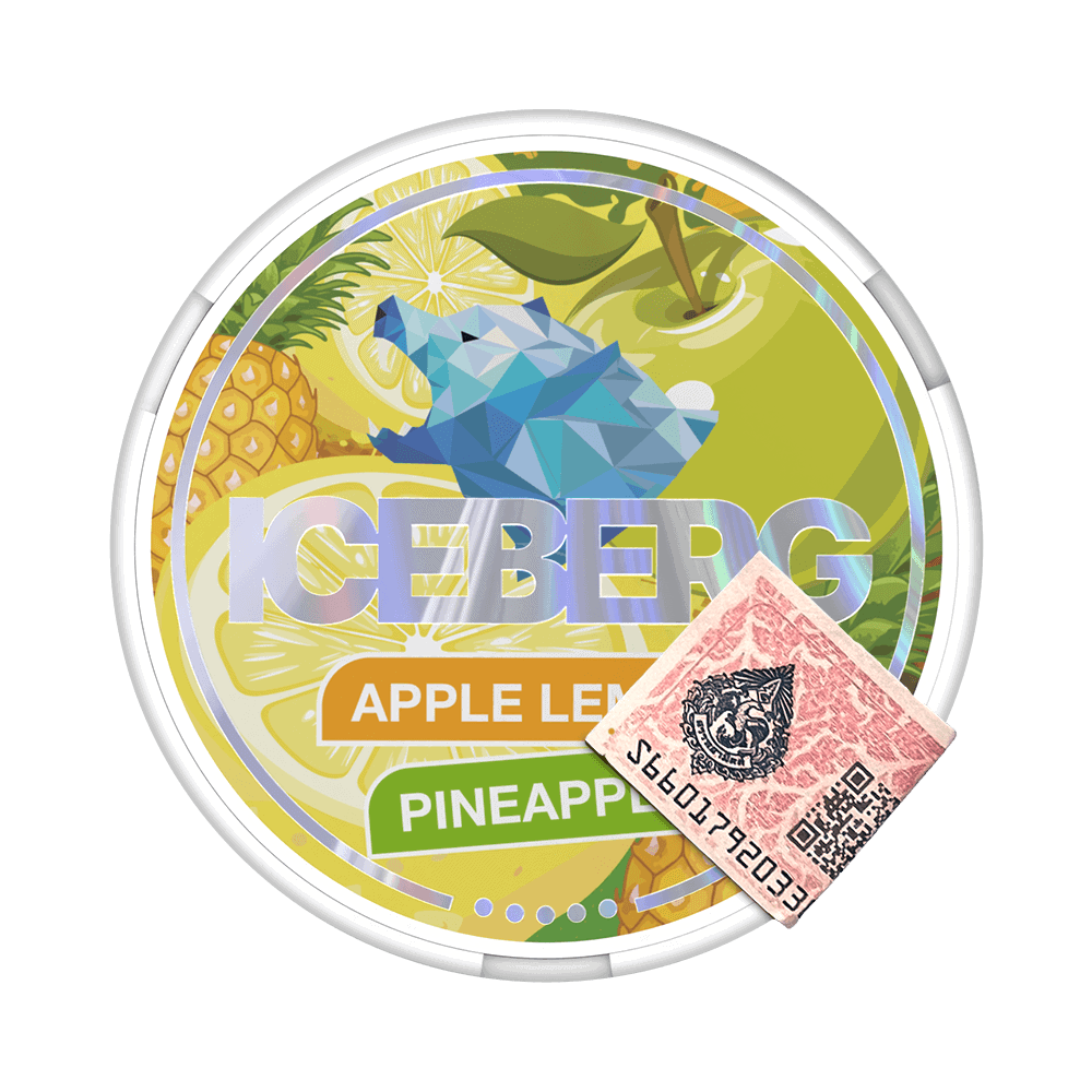 ICEBERG Apple Lemon Pineapple – Tropical Nicotine Pouches
