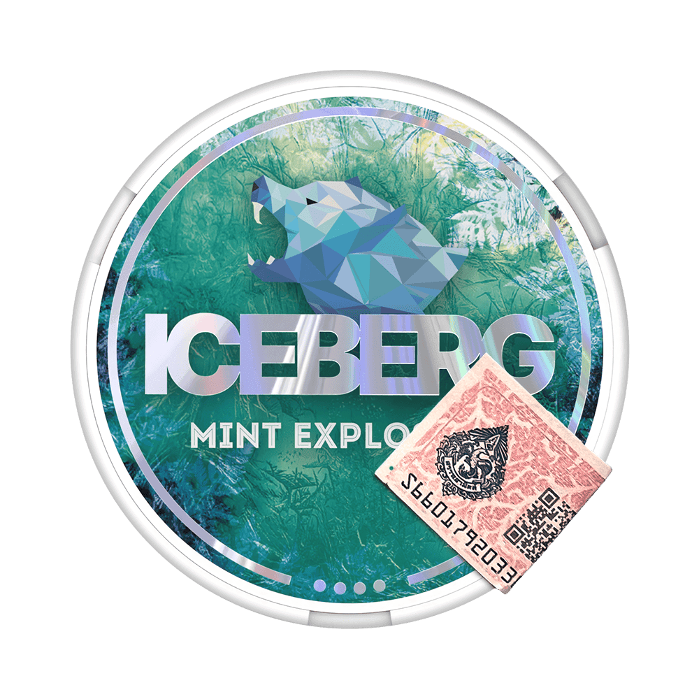 ICEBERG Mint Explosion – Ultra-Strong Mint Nicotine Pouches
