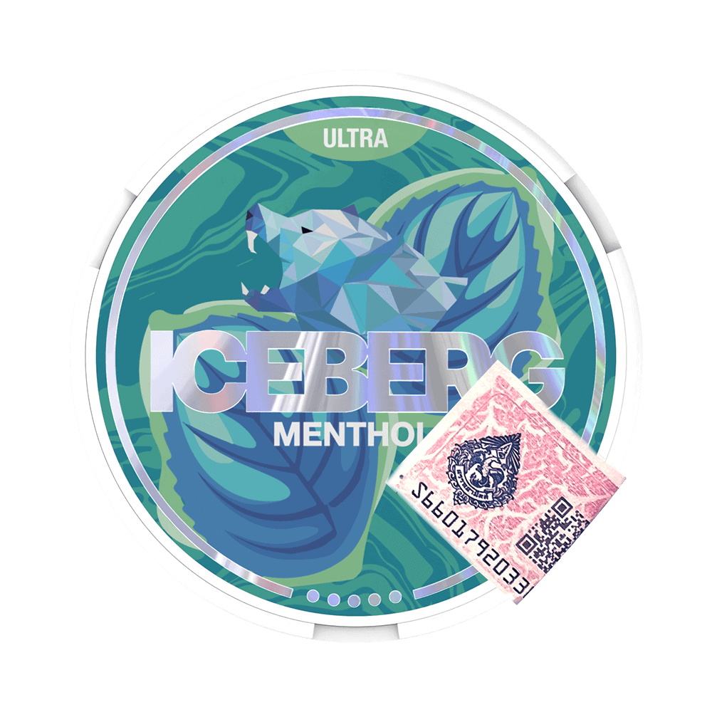 ICEBERG Menthol Ultra — Никотиновые подушечки с ультра-холодным ментоловым эффектом