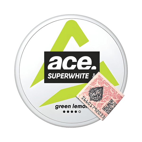 ACE Superwhite Green Lemon — Лимонная свежесть | Никотиновые подушечки без табака