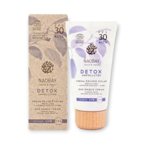 Naobay DETOX слънцезащитен крем за лице SPF30