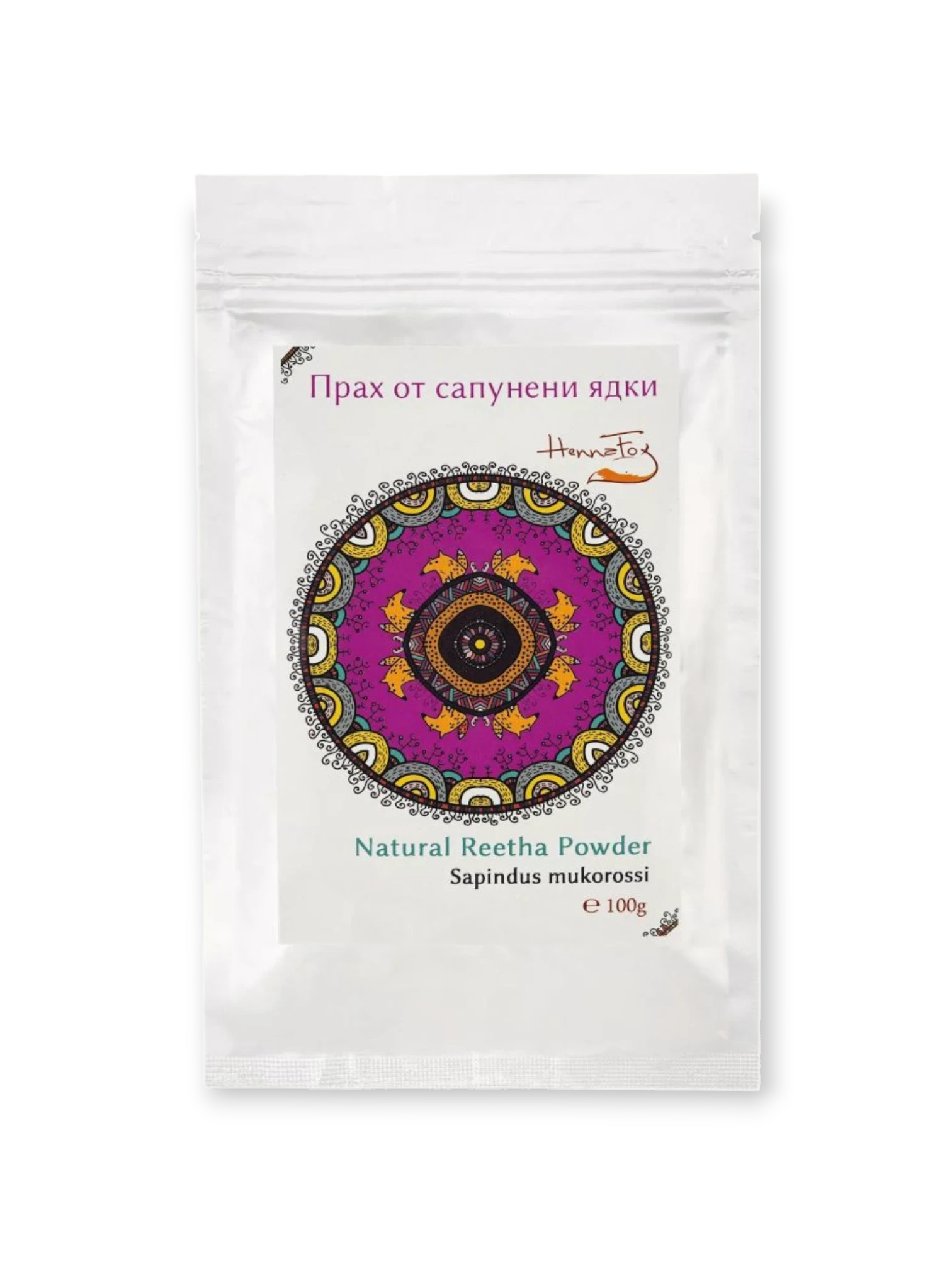 Прах от сапунени ядки 100 г HennaFox