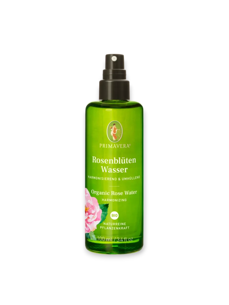 74130 Rosenblueten Wasser bio Organic Rose Water 100 ml