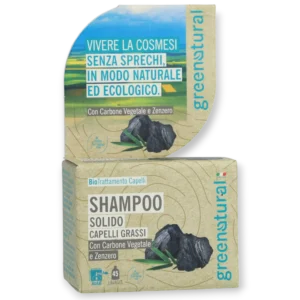 Твърд шампоан за мазна коса, 55 г Greenatural