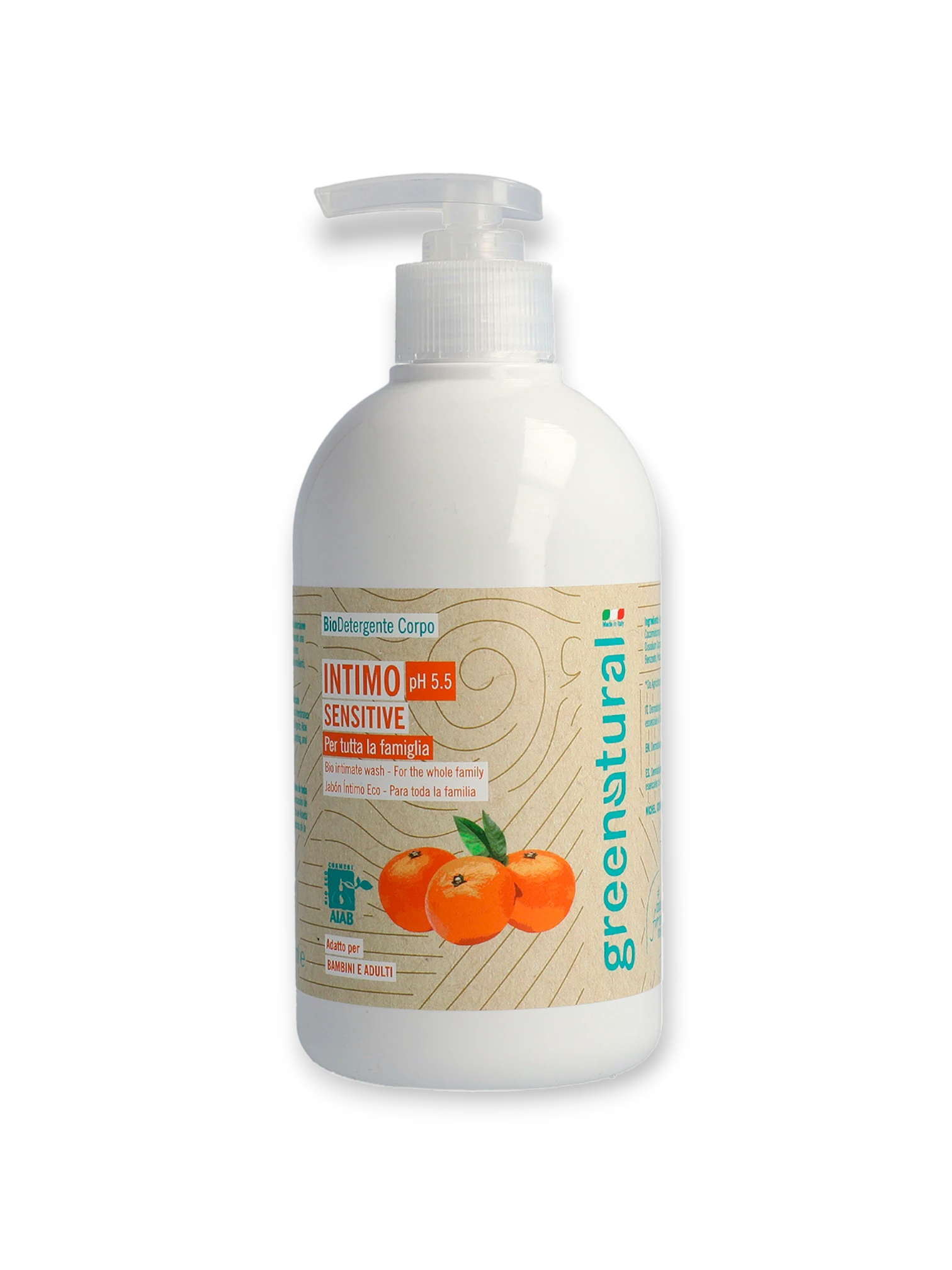 Интимен измиващ гел Sensitive pH 5,5 500 мл Greenatural