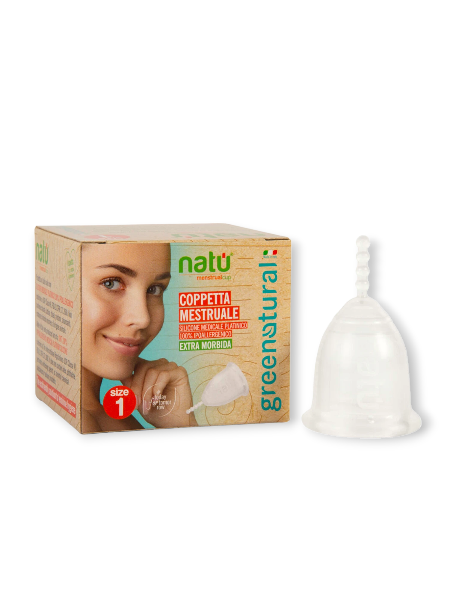 Менструална чашка Natù – размер 1 и 2 Greenatural