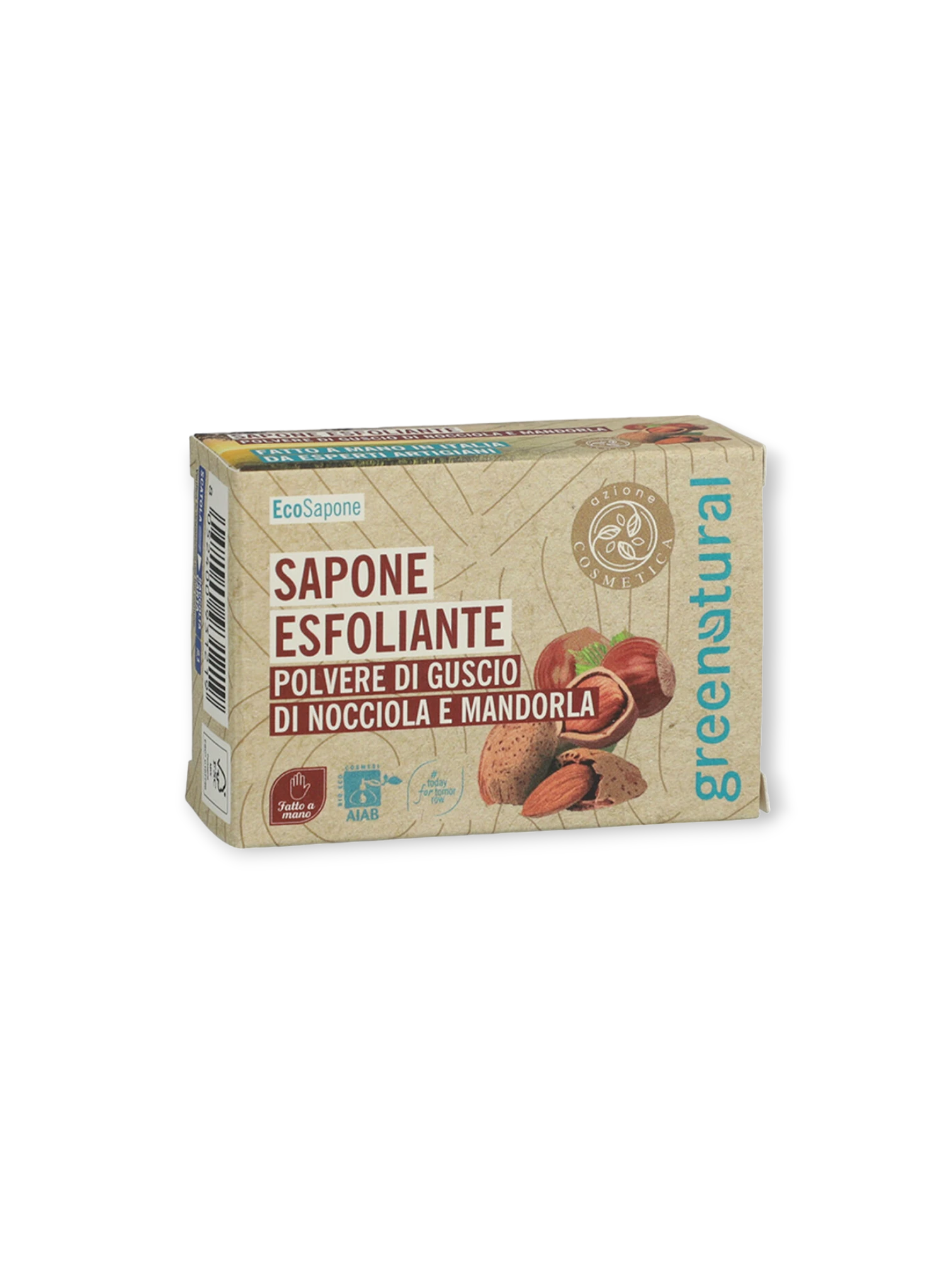 Ексфолиращ сапун Бадем и лешник, 100 г Greenatural