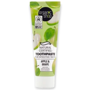 Паста за чувствителни зъби Organic Shop, 100 г
