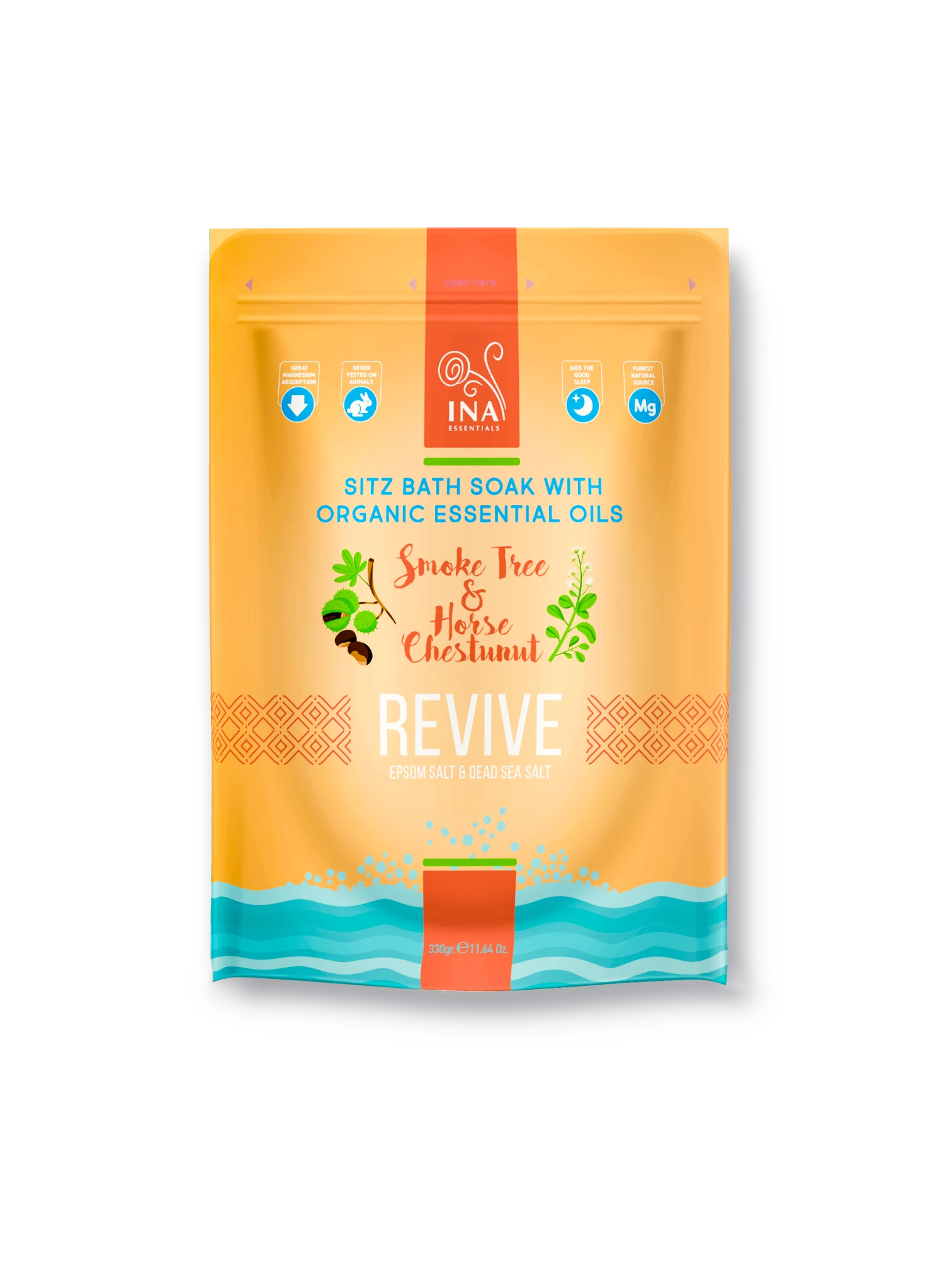 Revive Соли за вана със Смрадлика InaEssentials, 330 гр