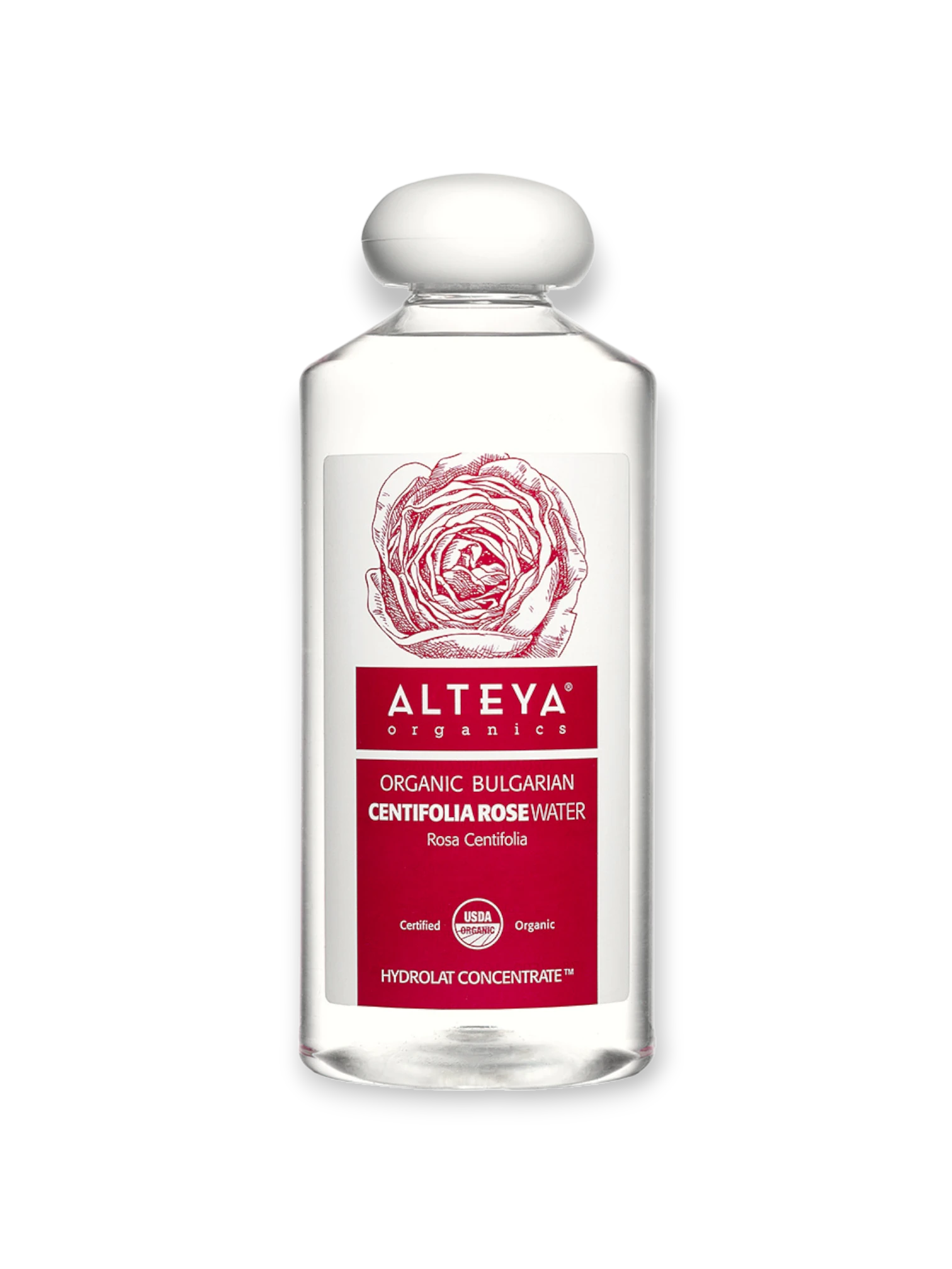Био розова вода Роза Сентифолия дозатор Alteya Organics