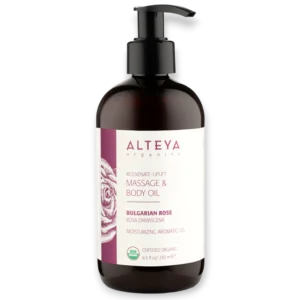 Био Масажно масло за тяло Роза 250 мл Aleya Organics