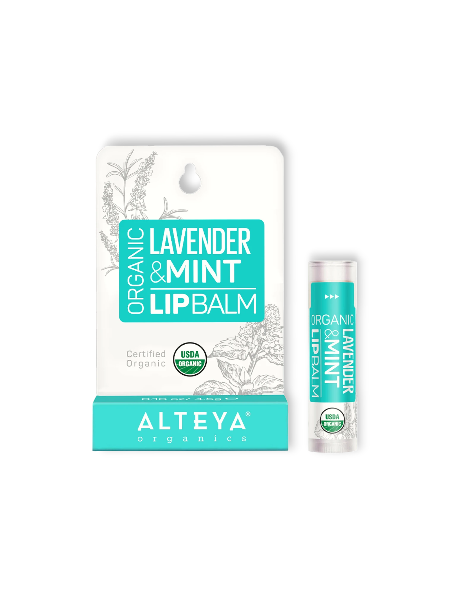 Био балсам за устни Лавандула и Мента 5 г Alteya Organics