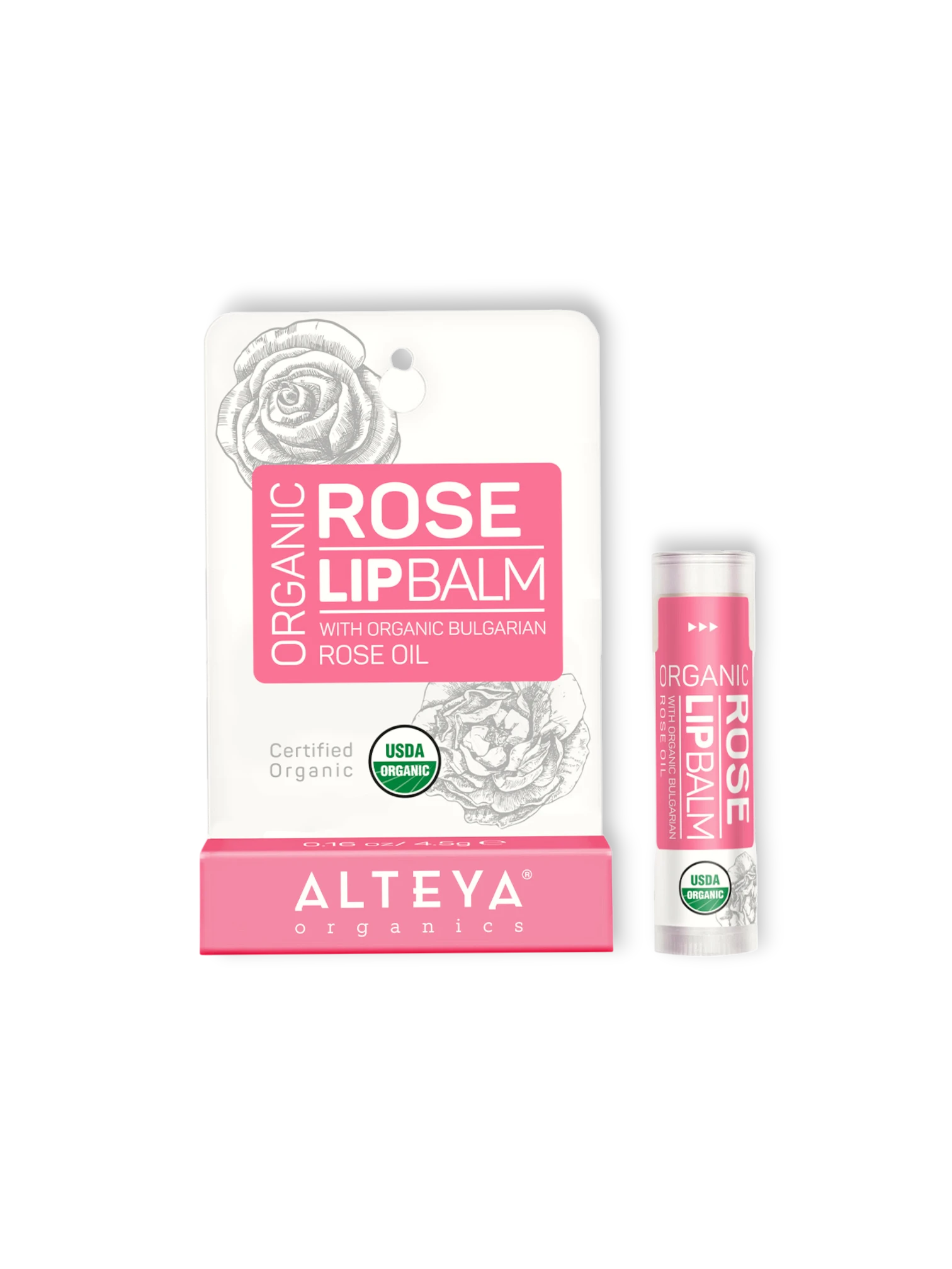 Био балсам за устни Роза 5 г Alteya Organics