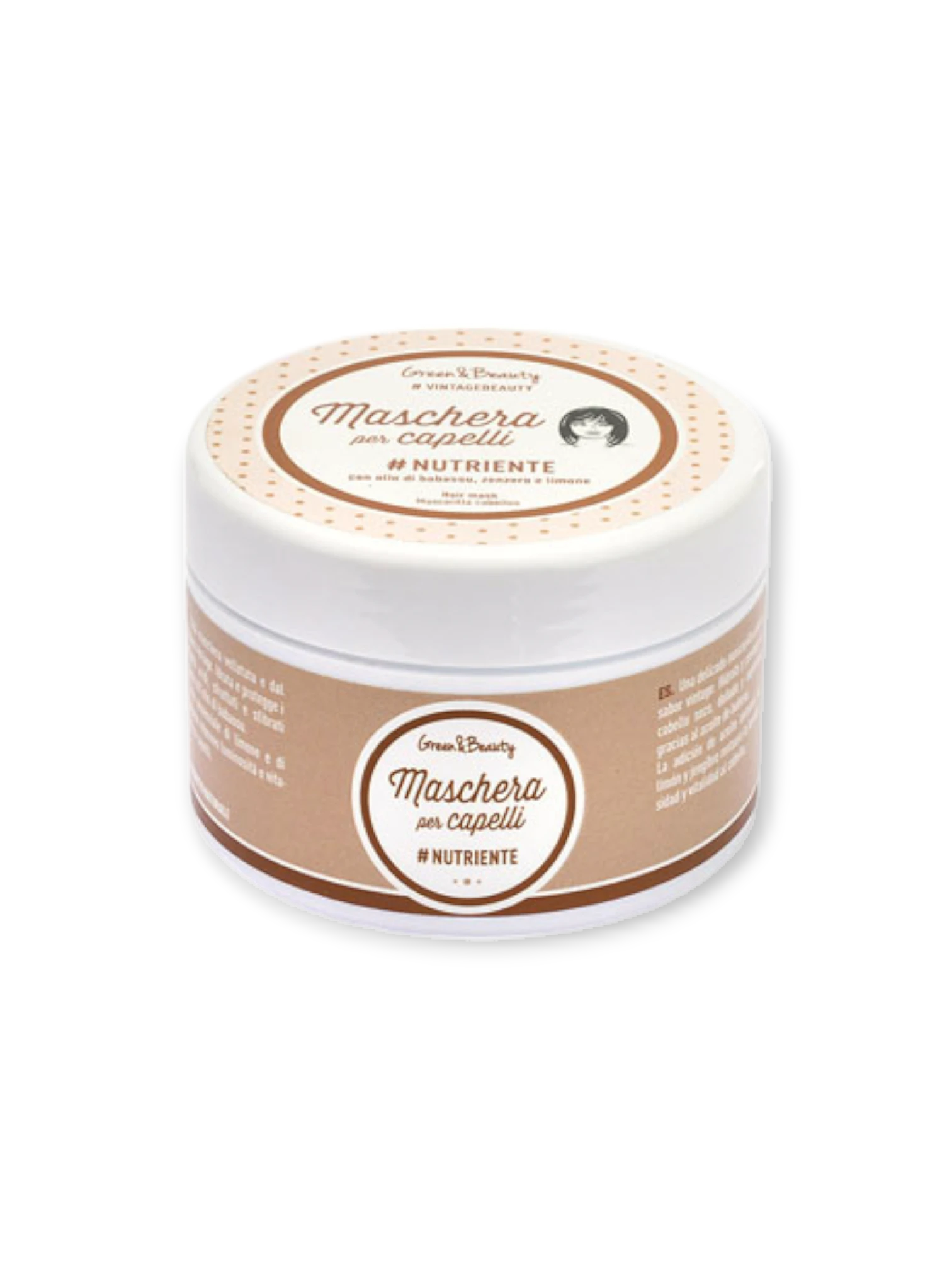 Подхранваща маска за коса 200 мл Green&Beauty
