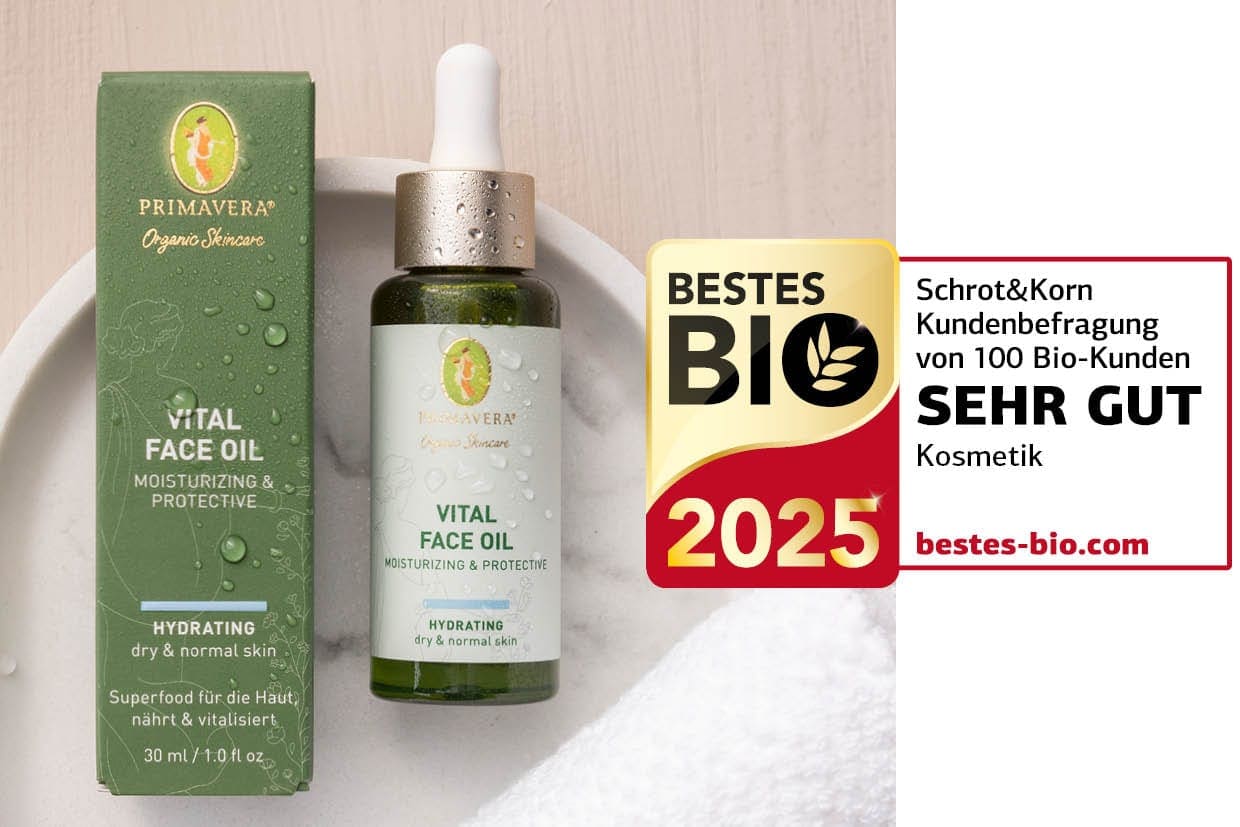 „Bestes Bio 2025“ за Олиото за лице – Hydrating на Primavera