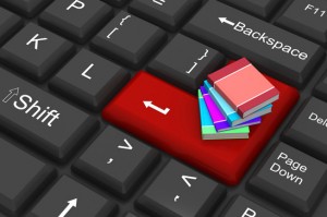 Press "publish" computer key