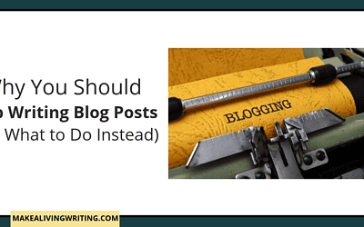 Why You Should Stop Writing Blog Posts (Do This Instead)