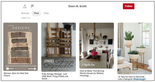 Pinterest marketing: pins