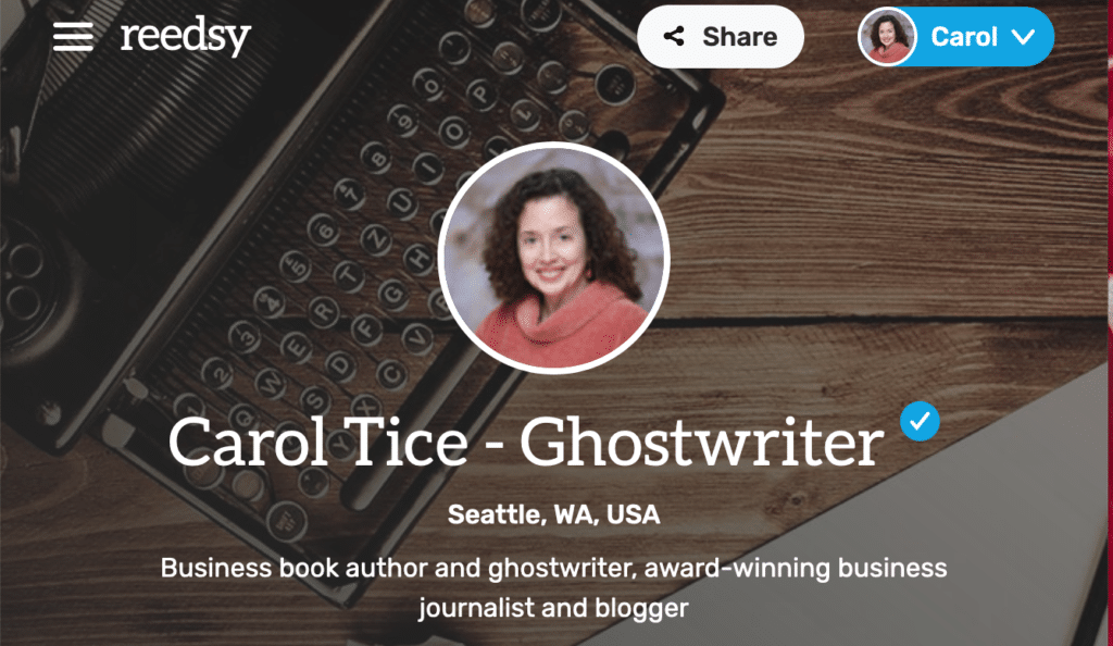 Carol Tice - Reedsy profile