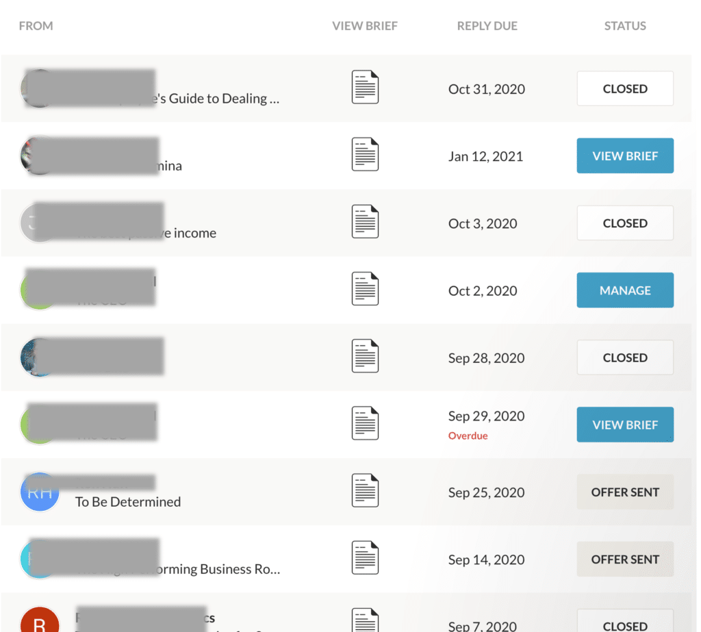 Reedsy - clients - fall 2020