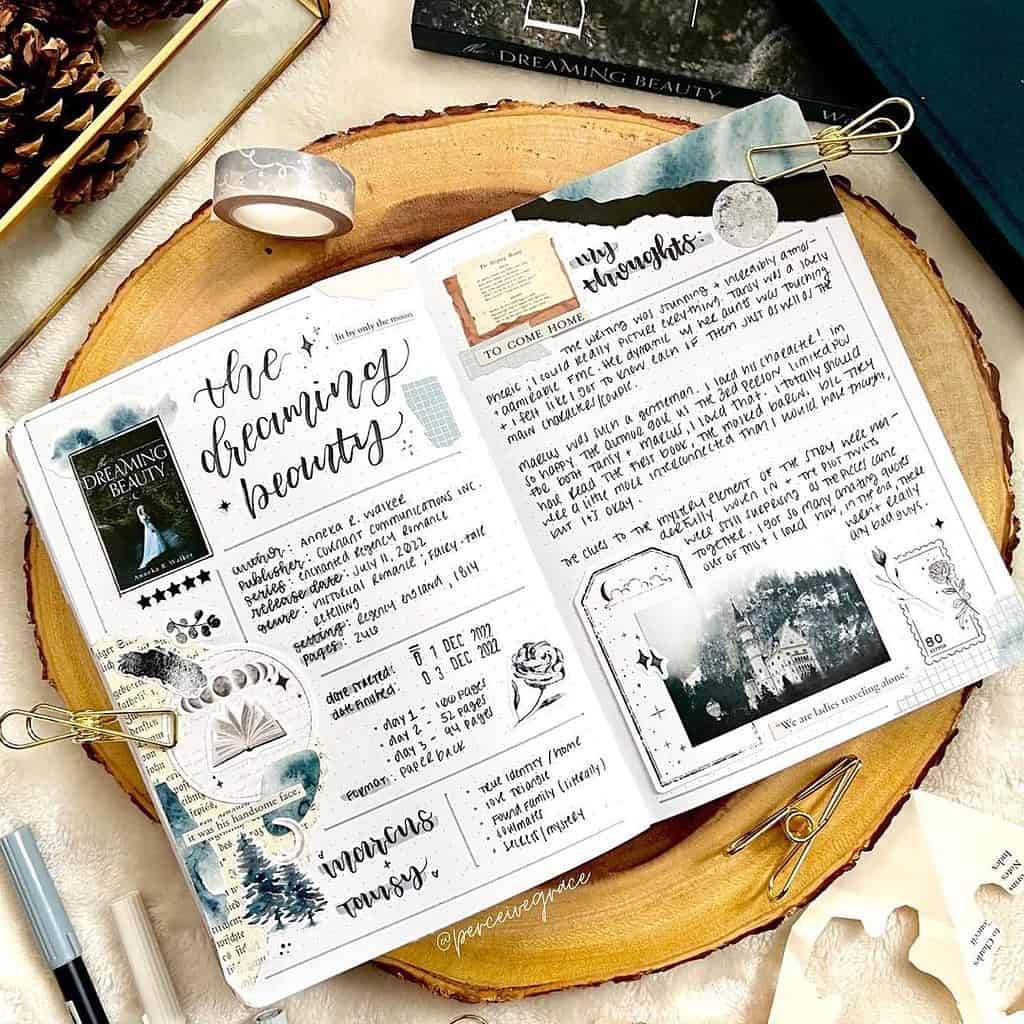 19 Reading Journal Page Ideas For Book Lovers | Masha Plans