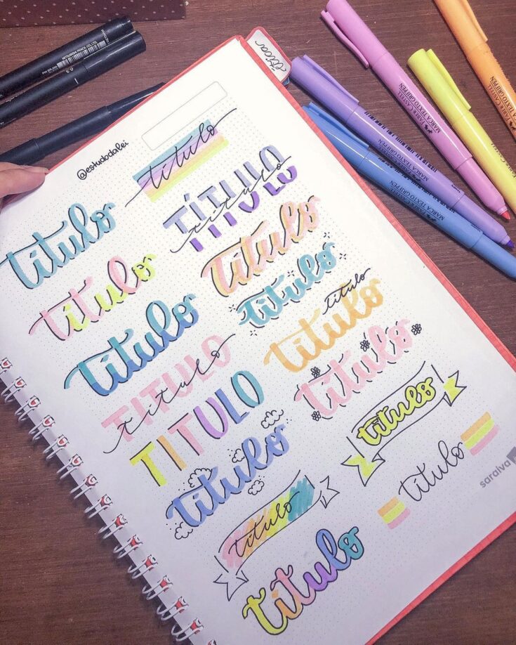 Easy And Fun Header Ideas For Cute Notes | Masha Plans