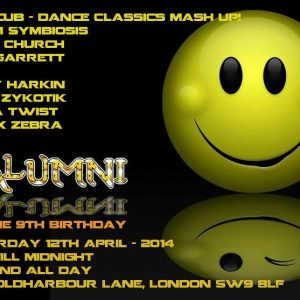 Matt Church at Alumni's 9th Birthday, Club 414, 12th April 2014