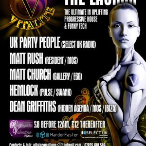 Matt Church at Vitalite, Valentino's (Flyer Front)