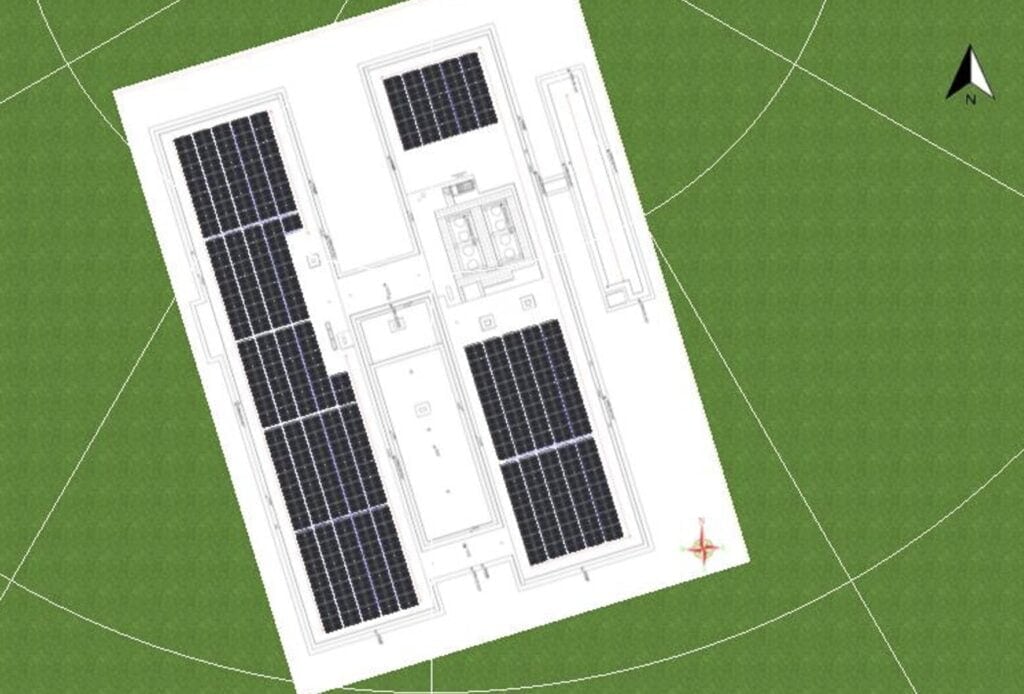 PHOTOVOLTAIKANLAGE AUFDACH - 300 kWp