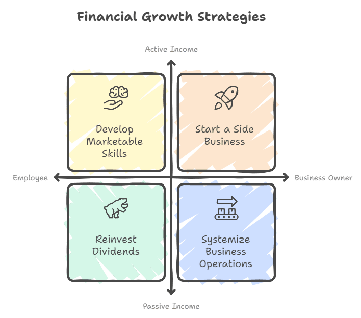 Putting Robert Kiyosaki's Financial Growth Strategies Into Practice