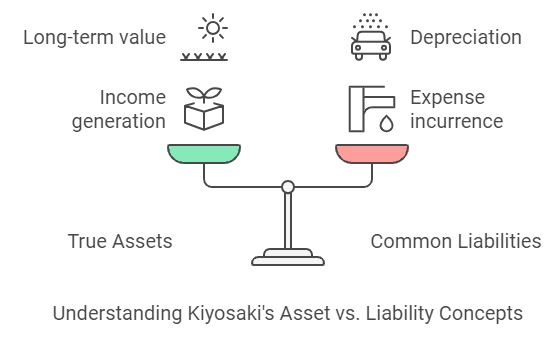 Understaanding Kiyosaki's ASset vs Liability Concepts