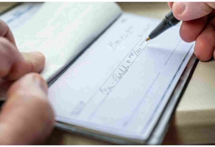 How to write a check or fill out a check