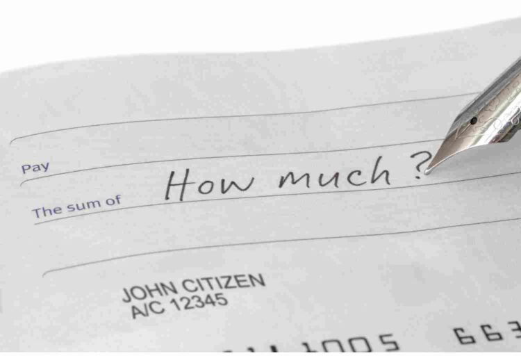 how to fill out a check