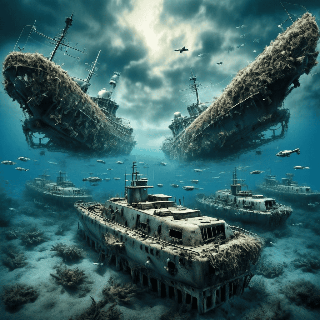 Ghost Fleet: The Sunken Ships of Bikini Atoll by James P. Delgado