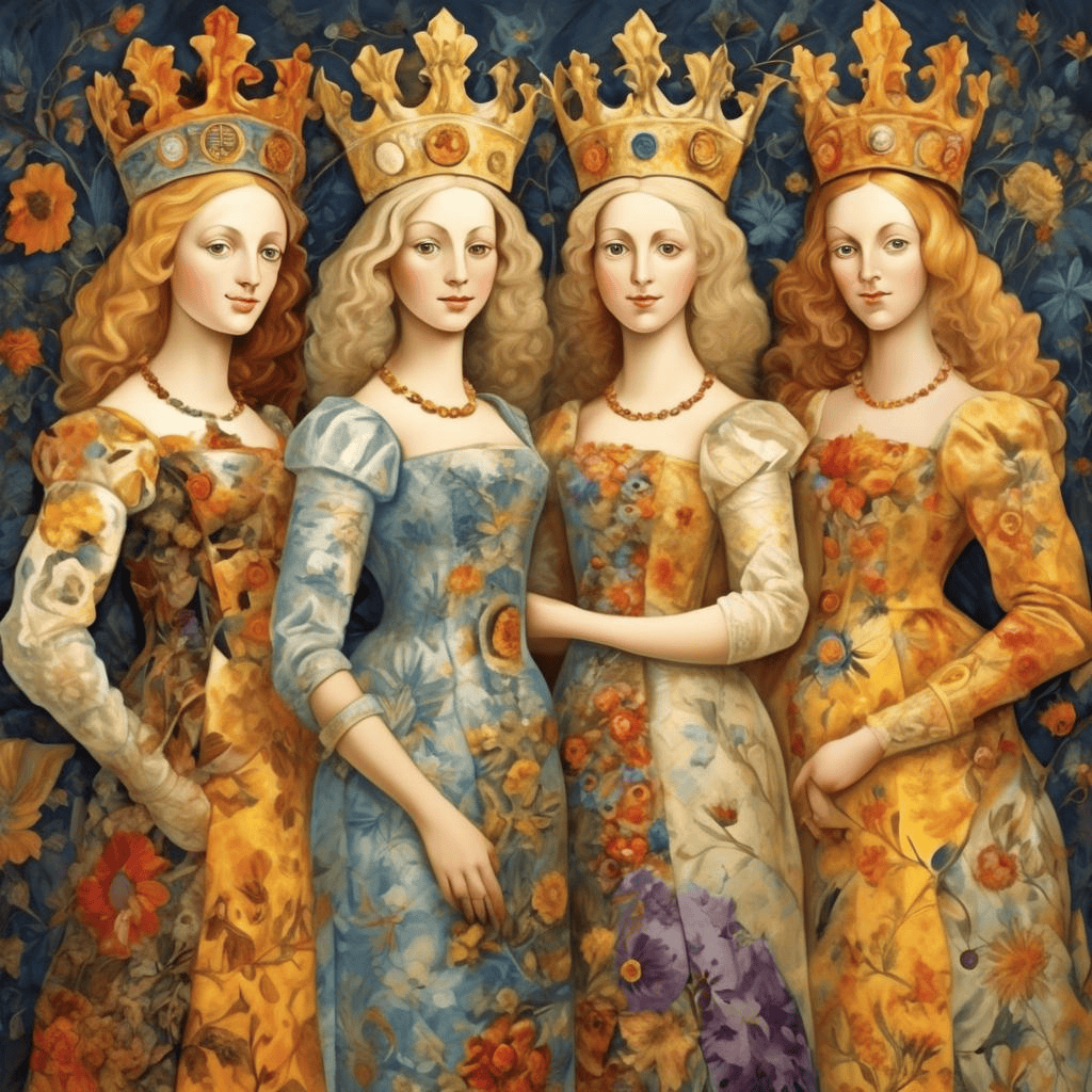 Four Queens: The Provençal Sisters Who Ruled Europe by Nancy Goldstone