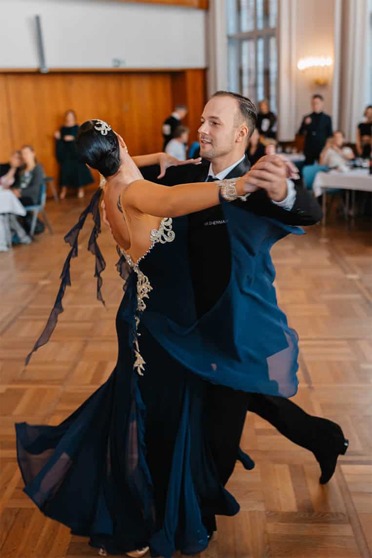Mit Mr. Sherman Tanzstudio beim Pro-Am-Turnier